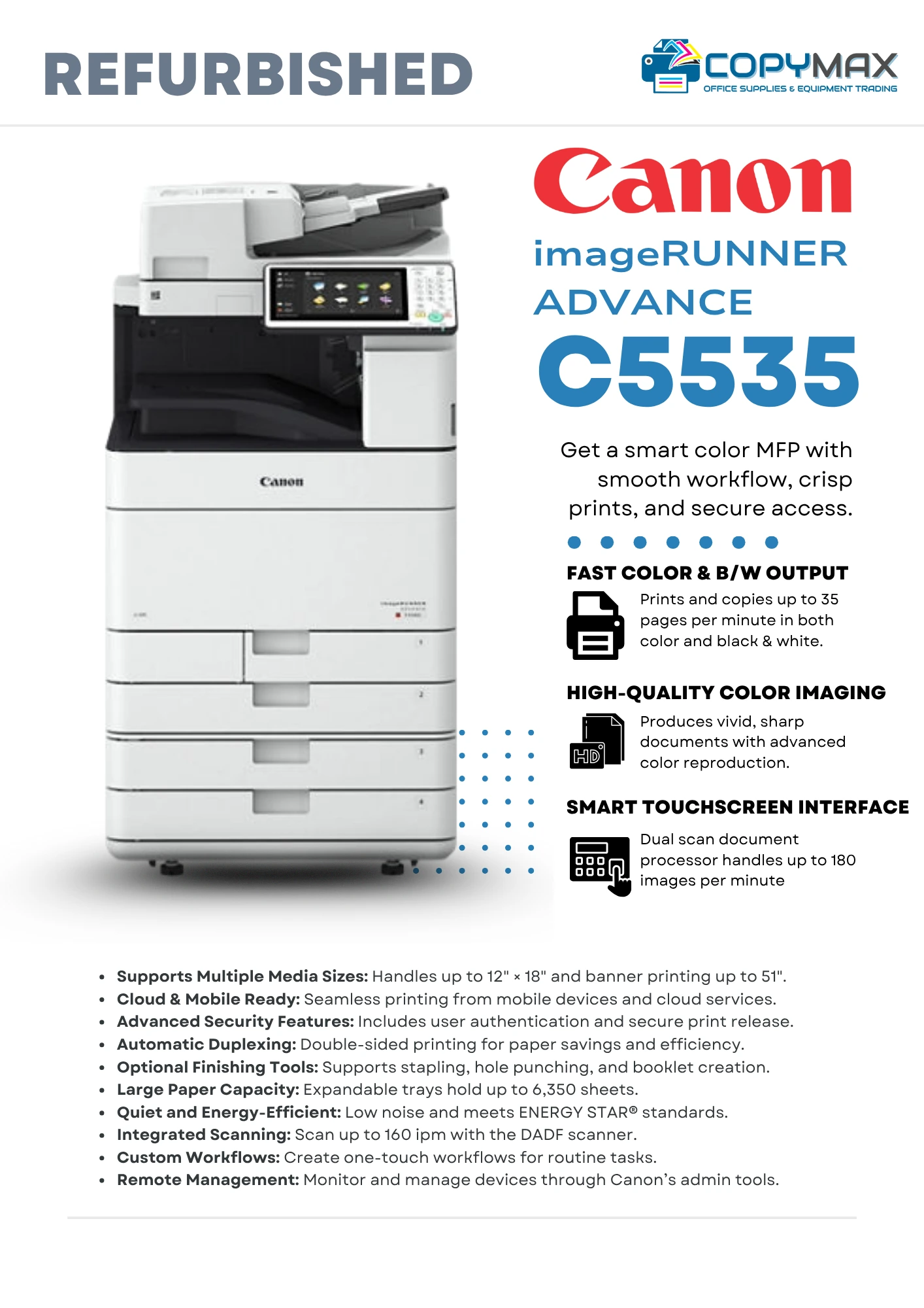 printer for sale manila philippines Canon imageRUNNER ADVANCE C5535
