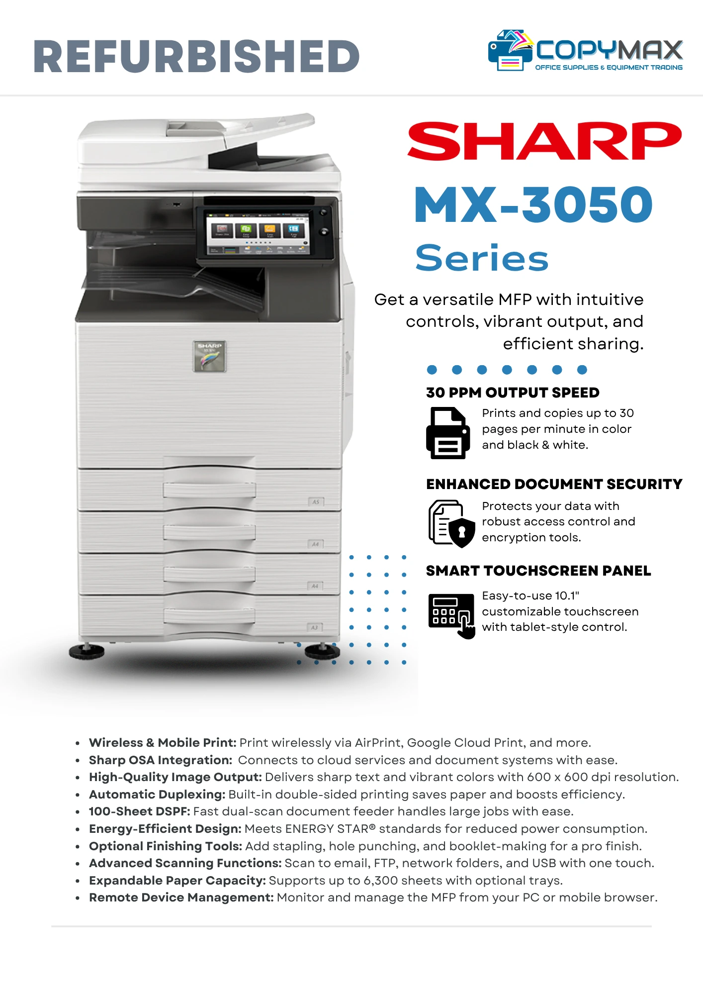 Sharp MX-3050 printer for sale manila philippines